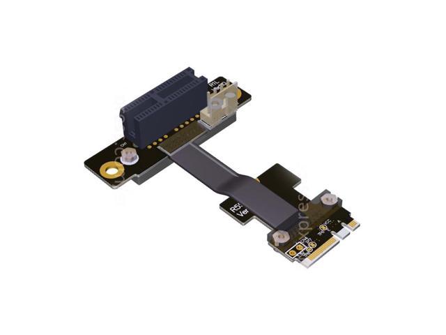 NGFF Key A//E to PCI-E Express X1+USB Riser Card with High Speed FPC Cable M.2