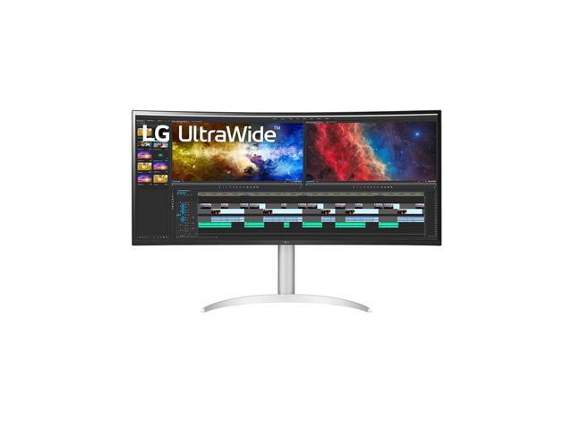 LG 38WP85C-W 38" UW4K (3840x1600) 5ms Curved IPS FreeSync Monitor, Black