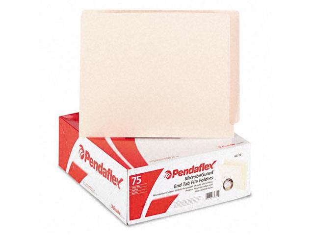 Pendaflex End Tab File Folders Straight Tab Letter Manila 75/Box 62710