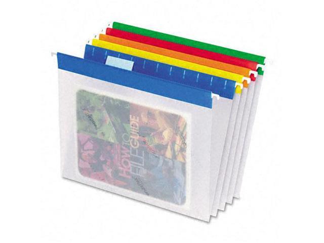 Photo 1 of EasyView Poly Hanging File Folders 1/5 Tab Letter Assorted Colors 25/Box