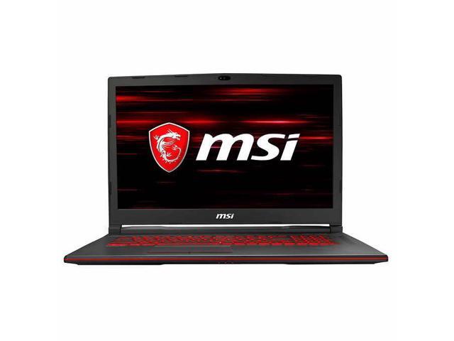 MSI GL73 17.3" i7-8750h 16gb ram256gb ssd+1tb hdd gtx 1050ti w10 pro fhd gaming laptop