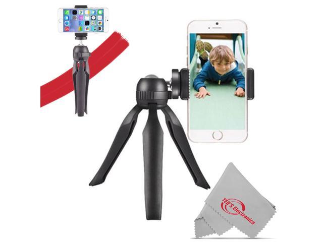 Vivitar 7.5" Compact Tabletop Tripod & Hand Grip with Articulating Ball Head for Selfies
