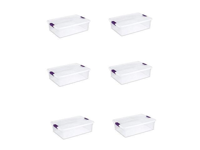 Sterilite 17551706 30l Clearview Latch Box Clear With Sweet Plum Latches 6 Pack Newegg Com - Sterilite Clearview Latch Storage Container 32 Qt Sterilite 17551706 30l Clearview Latch Box Clear With Sweet Plum Latches 6 Pack Newegg Com - Sterilite Clearview Latch Storage Container 32 Qt