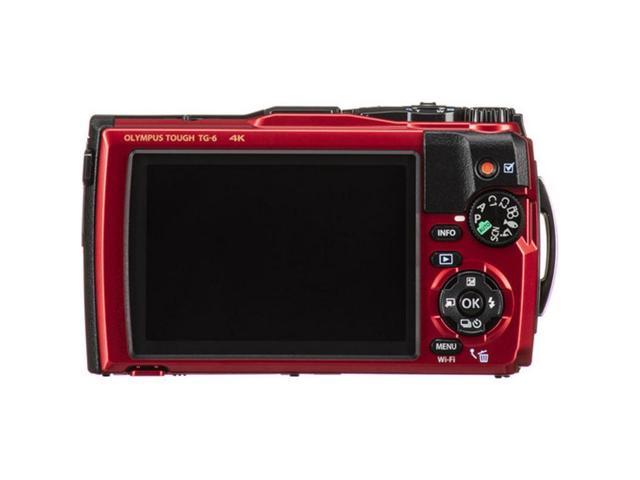 Olympus Tough TG-6 Waterproof Camera, Red - Newegg.ca