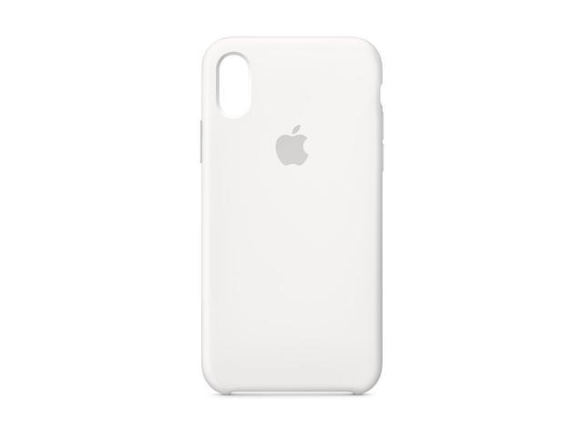 Apple Iphone X Silicone Case White Iphone X White Silicone Microfiber Newegg Com