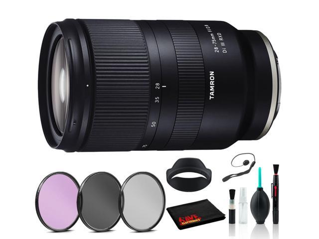 Tamron 28 75mm F 2 8 Di Iii Rxd Lens For Sony E Advanced Bundle 3pc Filter More International Model No Warranty Newegg Com