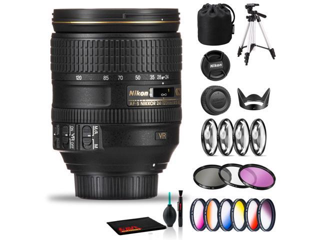 Nikon AF-S NIKKOR 24-120mm f/4G ED VR Lens Includes Filter Kits