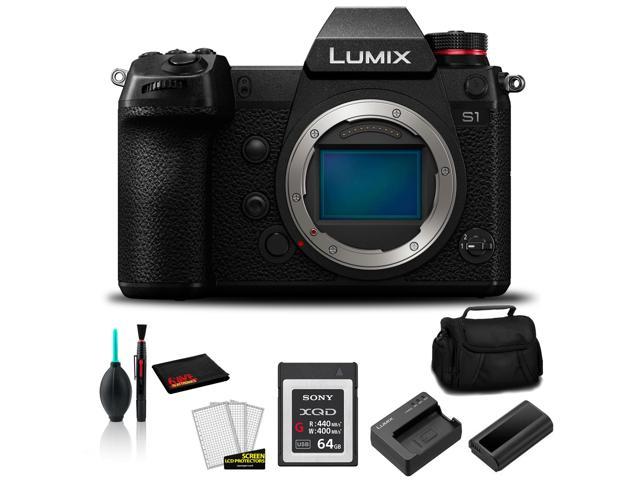 kip uitslag Hijgend Panasonic Lumix DC-S1 Full- Frame Mirrorless Digital Camera (Body)-Bundle  with 64GB Memory Card + MORE - Newegg.com
