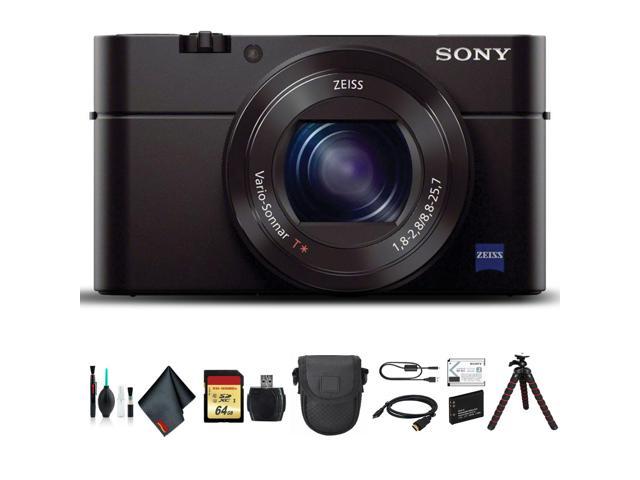 Sony Cyber-shot DSC-RX100 III Camera DSCRX100M3/B With Soft Bag, Tripod ...