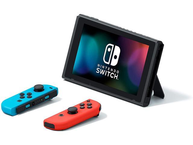 Nintendo Switch V2 Game Console - Black (HAC-001(-01) w/ OEM Blue/Red  Joycon (Renewed)