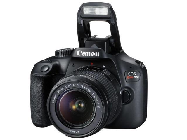Nuchter Wijden impuls Canon EOS Rebel T100 DSLR Camera w/EF-S 18-55mm f/3.5-5.6 DC Lens (Intl  Model) - Newegg.com