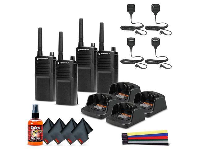 4 x Motorola RMU2040 On-Site 2-Way Radio (RMU2040) - 4 Pack With Mic