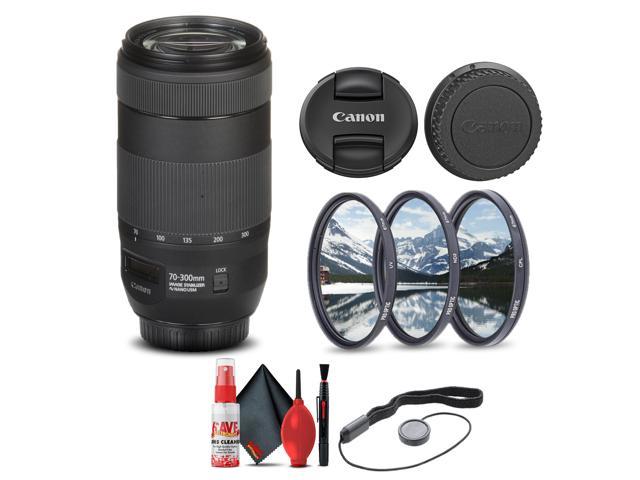 Canon EF 70-300mm f/4-5.6 IS II USM Lens (0571C002) + Filter + Cap