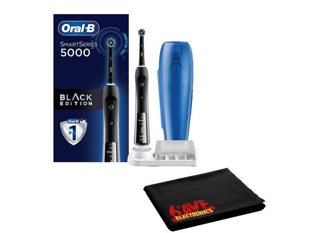 Oral-B Pro 5000 SmartSeries Electric Toothbrush (Black) with Cleaning Kit