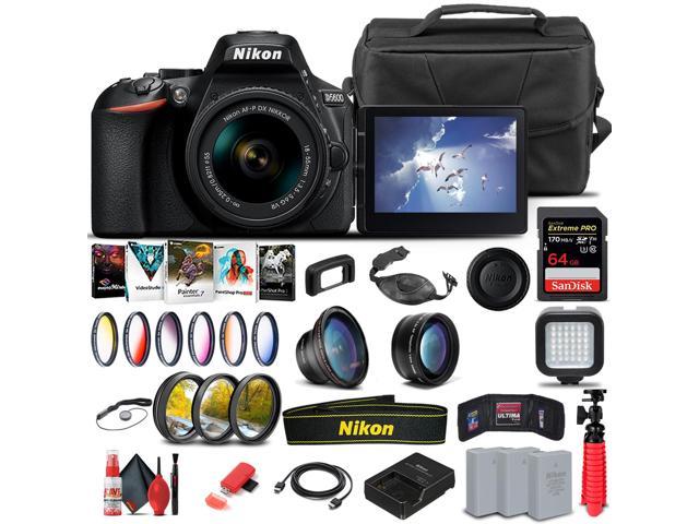 Nikon D5600 DSLR Camera W/ 18-55mm Lens 1576 - Advanced Bundle