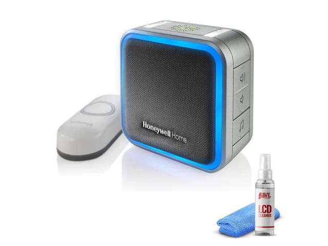 Honeywell Home Doorbell - 5 Series -White + LCD Cleaner
