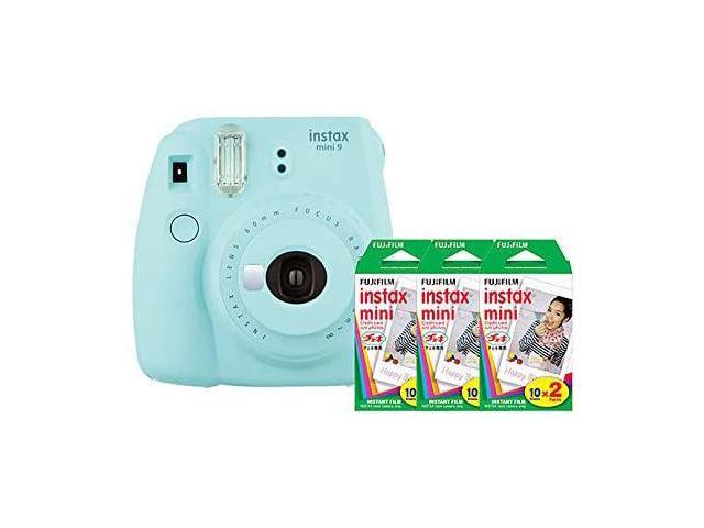 Likeur reactie struik Fujifilm Instax Mini 9 (Ice Blue) Instant Camera Kit with (60) Instax Films  - Newegg.com