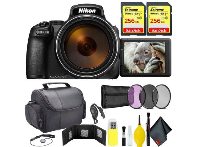 Zonnig kook een maaltijd ticket Nikon COOLPIX P1000 Digital Camera + 512GB Sandisk Extreme Memory Card  Travel Kit Intl Model - Newegg.com