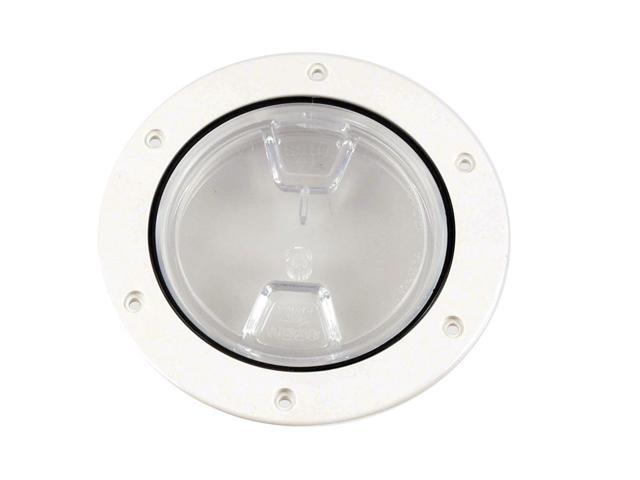 BECKSON MARINE INC DP40-B BECKSON 4/" SMOOTH CENTER SCREW OUT DECK PLATE ...