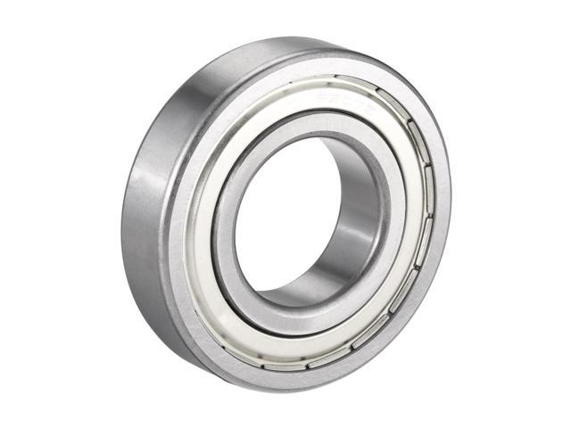 uxcell FR6ZZ Flanged Ball Bearing 3/8x7/8x9/32 Double Shielded Chrome Steel Bearings 5pcs 