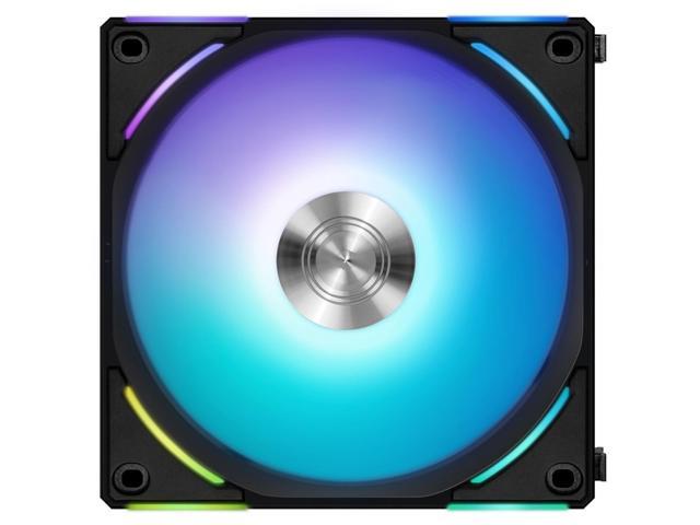 LIAN LI UNI Fan AL120 V2 RGB Black 3x 12cm Fan Pack with