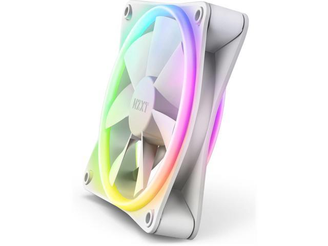 NZXT F120RGB Duo - 120mm Dual-sided RGB Fan - Single Pack (White ...