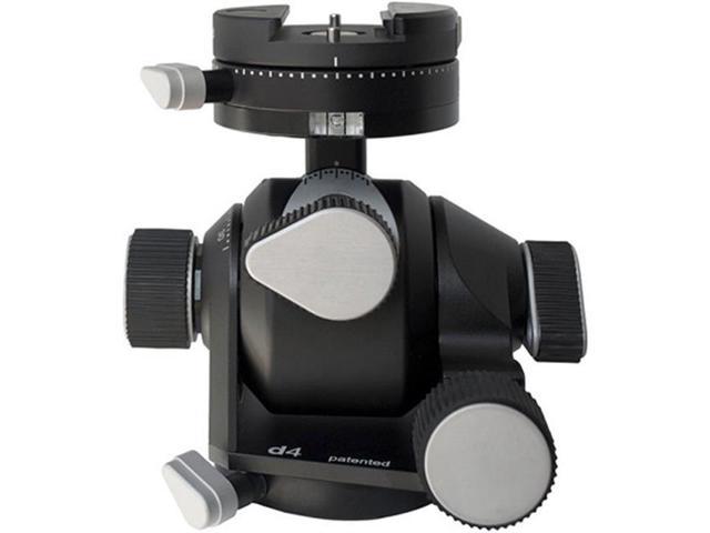 Plate Not Included Arca Swiss d4 Geared Tripod Head with Quick Set MonoballFix Device 