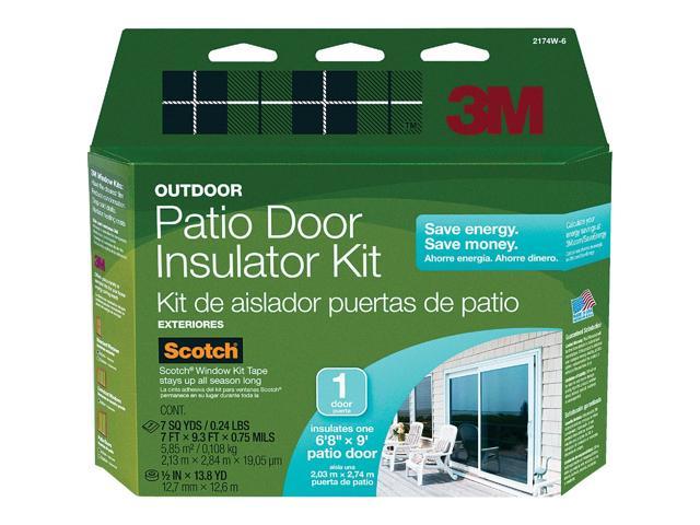 3M Outdoor Patio Door 84 In. x 112 In. Window Insulation Kit 2174W-6