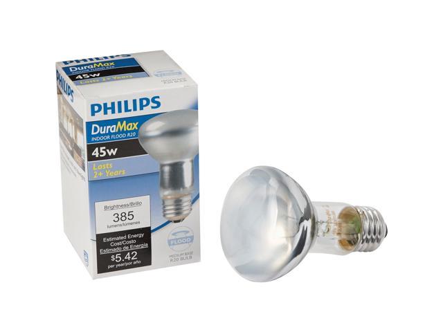 Photo 1 of Philips 203232 Duramax 45-Watt R20 Indoor Flood Light Bulbs 6 Pack 