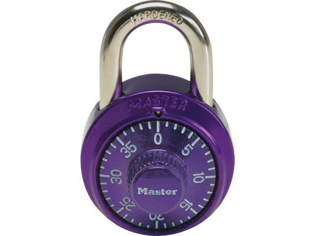 Master Lock 1530DCM Dial Aluminum Combination Padlock, 1-7/8 in