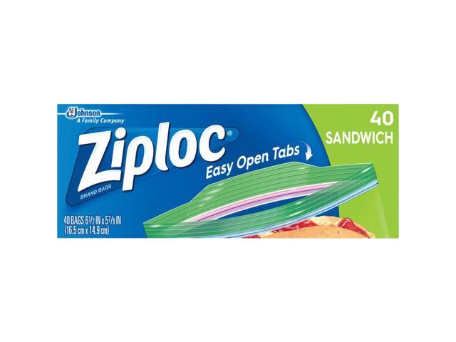 Ziploc Sandwich Food Storage Bag (40 Count) 71139