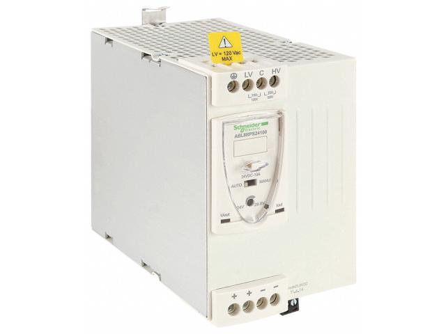 SCHNEIDER ELECTRIC ABL8RPS24100 DC Power Supply,24VDC,10A,50/60Hz ...