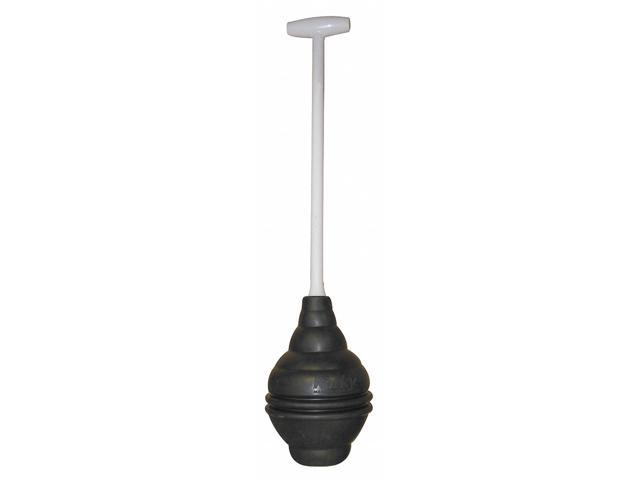 KORKY 99-4A Plunger, Rubber, 6 in Cup Dia, 16 1/4 Plastic Handle