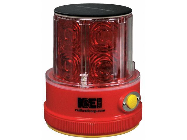 K&E SAFETY M18 Solar A Rechargeable Safety Light Amber Solar 