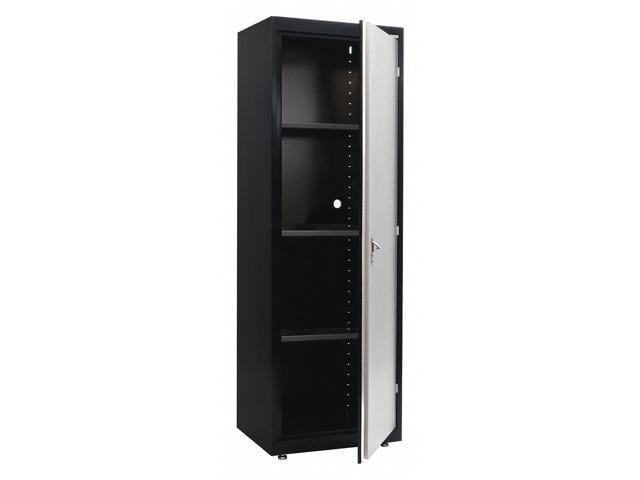 Welded Steel Single Door Storage Cabinet 24 W X 18 D X 72 H Newegg Com