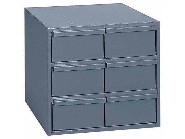 Durham Steel Drawer Bin Cabinet 11 3 4 W X 11 1 2 D X 10 3 4 H 6 Drawers Gray Newegg Com