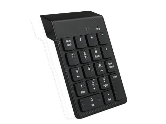axGear Wireless Numeric Keypad Cordless Number Keyboard Pad 18 Keys 2.4G