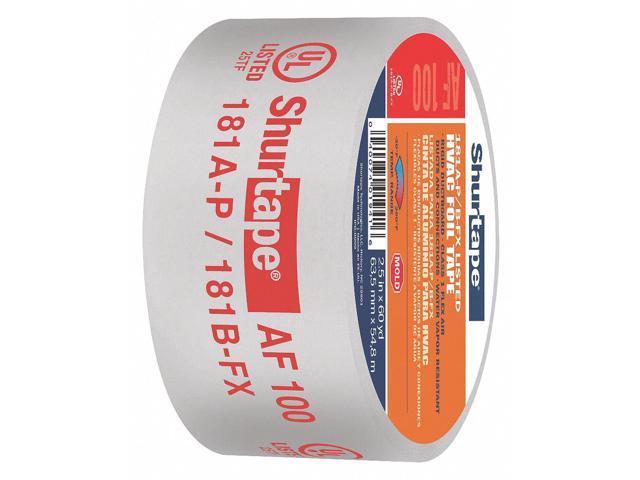 SHURTAPE AF 100 Foil Tape,2-1/2 In. x 60 Yd.,Silver - Newegg.com