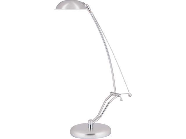 Lorell Desk Lamp Led Metal 5 3 4 Wx5 Lx15 H Chrome 99950 Newegg Com