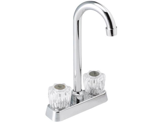 2 Handle Acrylic Bar Faucet Globe Union Kitchen Faucets F5111011cp Jpa3 Newegg Com