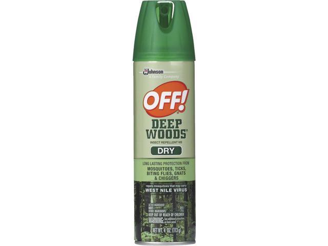 Deep Woods Off 4 Oz. Dry Insect Repellent Aerosol Spray 71764
