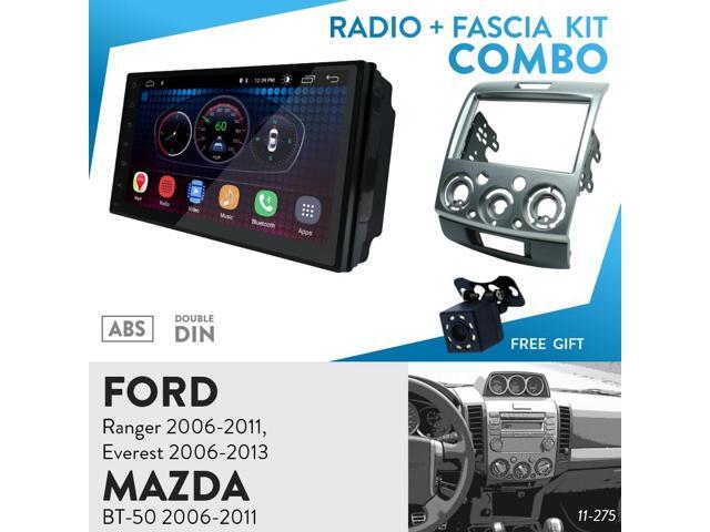 Everest 2006-2013//MAZDA BT-50 2006-2011 UGAR 11-275 Trim Fascia Car Radio Installation Mounting Kit for Ford Ranger 2006-2011