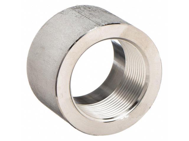 304 Stainless Steel Half Coupling Socket Weld 1 1 2 Pipe Size