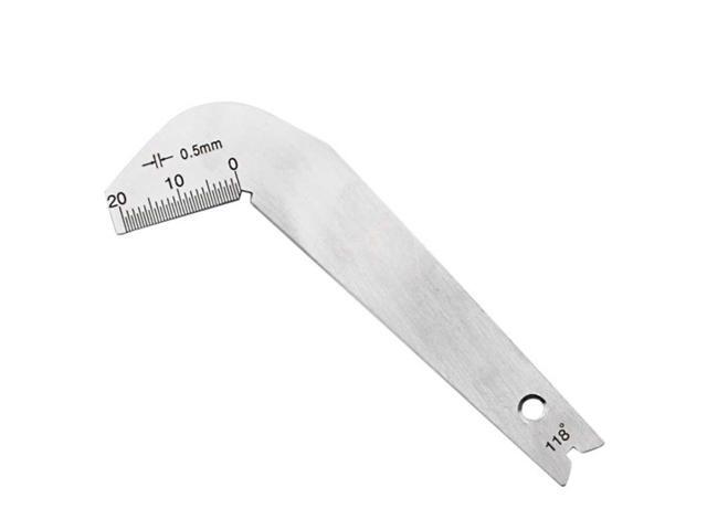 Stainless Steel Corner Front Edge Measuring Twist Drill Bits Angle Gage
