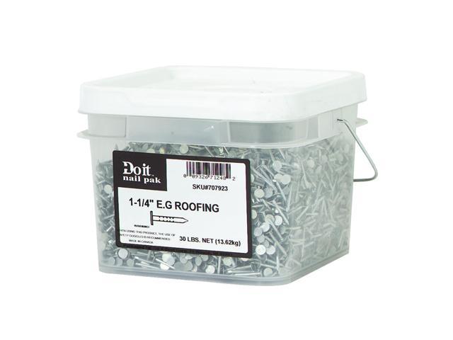 GripRite 11/4 In. 11 ga Electrogalvanized Roofing Nails (6540 Ct., 30 Lb.)