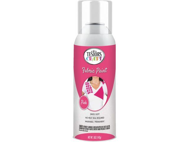 Testors Craft 5 Oz. Matte Pink Fabric Spray Paint 344362 - Newegg.com