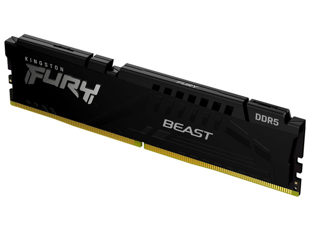 Kingston Fury Beast 16GB 6000MT/s DDR5 CL30 Desktop Memory | AMD Expo | Plug N Play | Single Module | KF560C30BBE-16