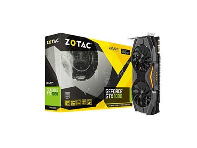 Zotac Geforce Gtx 1080 Amp Edition Zt Pc 10p 8gb Gddr5x Icestorm Cooling Metal Wraparound Carbon Exoarmor Exterior Ultra Wide 100mm Fans Gaming Graphics Card Newegg Com