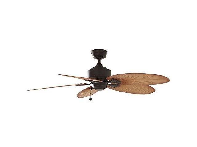 Hampton Bay Lillycrest 52 Indoor Outdoor Aged Bronze Ceiling Fan