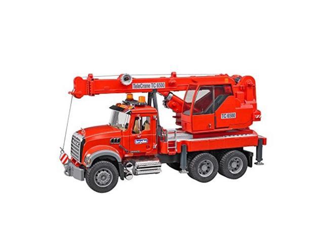 bruder mack crane truck